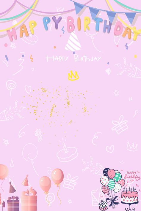 Birthday Party Poster Design Background Template Birthday Template Cartoon, Birthday Party Invitation Card Design, Background Happy Birthday Design, Cute Birthday Backgrounds, Birthday Party Poster Design, Baby Birthday Background, Birthday Party Wallpaper, Happy Birthday Background Design, Birthday Party Card Invitation