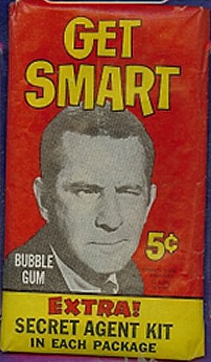 John Kenneth Muir's Reflections on Cult Movies and Classic TV: Trading Cards of the Week: Get Smart Gum Packaging, Bubble Gum Cards, Get Smart, Childhood Memories 70s, Collectible Trading Cards, Collector Cards, Classic Monsters, Vintage Candy, Old Tv Shows