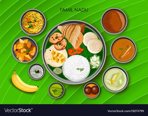 Tamil Nadu Food, Idli Vada, Masala Dosa Recipe, Tiffin Service, Night Dinner Recipes, Indian Dinner, State Foods, Dosa Recipe, Coconut Chutney