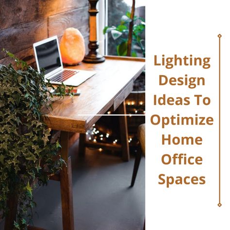 Lighting Design Ideas To Optimize Home Office Spaces Home Office Lighting Ideas, Office Lighting Ideas, Reduce Headaches, Art Studio Decor, Lighting Design Ideas, Good Lighting, Home Office Table, Home Office Lighting, Office Lighting