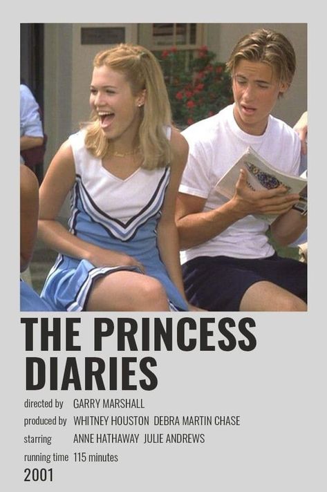 Rom Com Movies List 2000s, 90s Girly Movies, Rom Coms Aesthetic, Polaroid Movies, Pulp Heroes, Movie Suggestions, Best Teen Movies, Quote Movie, The Princess Diaries