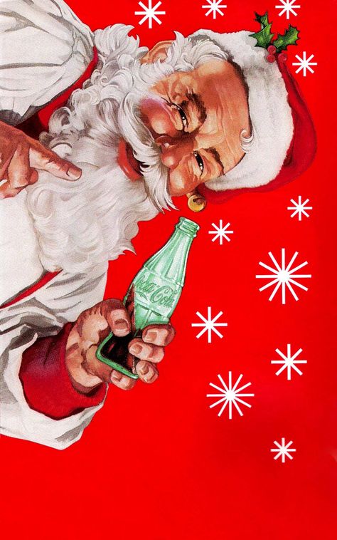 Santa Claus Coca Cola Coca Cola Christmas Wallpaper, Coke Cola Christmas, Yule Festival, Coke Santa, Santa Claus Wallpaper, Coca Cola Santa Claus, Coca Cola Wallpaper, Coca Cola Santa, Santa Paintings