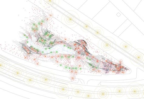 Soundscape | Design Research - Eminence Architects Sound Analysis Architecture Diagram, Soundscape Mapping, Sound Mapping Architecture, Sound Analysis Architecture, Soundscape Architecture, Sound Diagram, Soundscape Design, Sound Architecture, Sound Mapping