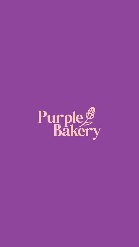 Purple Bakery- Rebranding by Kushanthi Hasinika Purple Bakery Aesthetic, Food Purple Aesthetic, Purple Bakery, Bakery Cafe Logo, Logo Sweet, Eat Logo, Jar Cake, Candy Logo, Cake Branding