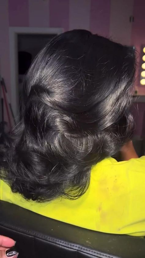 Quick and Easy Hairstyles for Busy Days | Effortless Beauty Silk Press Natural Hair Long Curls, Straight Silk Press Natural Hair, Curly Silk Press, Skunk Stripe Braids, Curl Pins, Knotless Cornrows, Long Knotless Braids, Cornrows Long, Ponytail Sleek