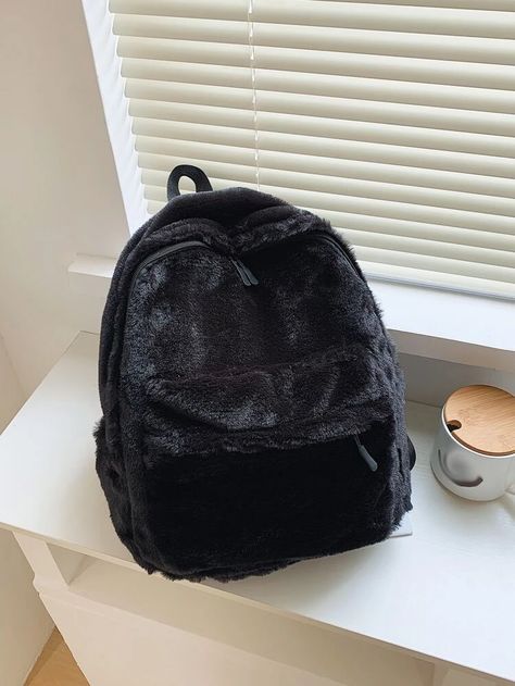 Fluffy Backpack, Black Mini Bag, Backpack Women, Small Crossbody Bag, Branded Handbags, Black Backpack, Black Mini, Small Designs, Olivia Mark