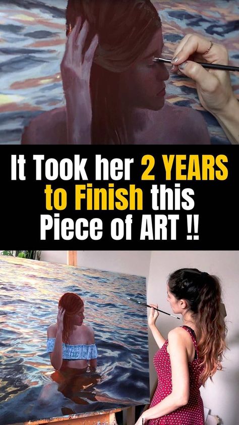 Today I want to share with you an Extraordinary video about the MASTERPIECE of an incredible artist (Lena Danya). Oil Painting Time Lapse | Realistic Water Portrait Sharing the process of my oil painting "Solace," a portrait with realistic water which took over 2 years to finally finish. I am an artist residing in sunny, warm Florida! My paintings are heavily inspired by nature and its beauty. I work primarily in oil paint, and sometimes watercolor. I prefer to work in a mostly realistic style.. Lena Danya, Water Portrait, Painting Time Lapse, Oil Painting Tutorial, Piece Of Art, The Masterpiece, Time Lapse, Inspired By Nature, Painting Tutorial