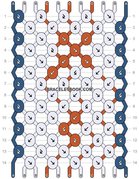 Normal pattern #163821 | BraceletBook Christian Bracelet Patterns, Christian Friendship Bracelet Pattern, Cross Friendship Bracelet Pattern, Friendship Brackets, Christ Easter, Christian Friendship, String Bracelet Patterns, Catholic Crucifix, Bracelet Craft