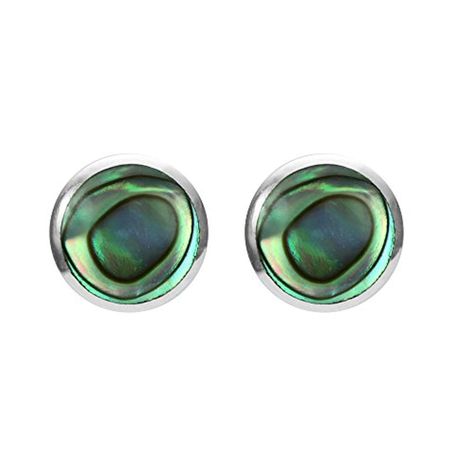 Jewelry Sterling Silver Inlay Circle Stud Earrings * Read more reviews of the product by visiting the link on the image. (This is an affiliate link) #studearrings Amazon Earrings, Shiny Earrings, Casual Earrings, Womens Earrings Studs, Opal Earrings Stud, Circle Earrings Studs, Circle Studs, Silver Shop, Shell Jewelry