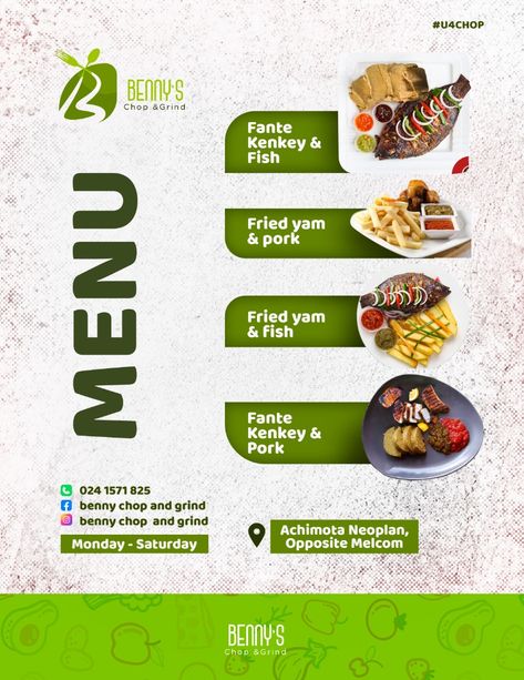 Food Poster Design Layout Flyer Template, Flyer Menu Design, Food Design Ideas Creative, Food Menu Flyer Design, Food Menu Design Ideas Templates, Creative Food Menu Design Ideas, Menu Creative Design, Food Flyer Design Layout, Healthy Food Menu Design