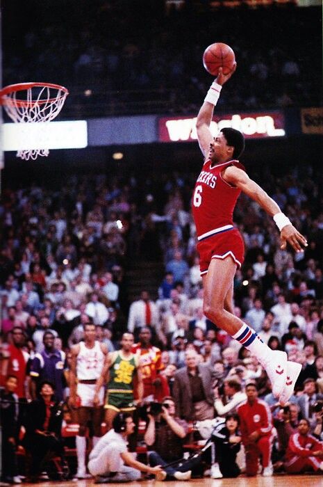 Julius Erving Basketball Tumblr, Best Dunks, Julius Erving, Basket Nba, Dr J, Basketball Posters, Nba Legends, Sports Hero, Larry Bird