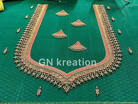 Simple Blouse Designs, Bridal Blouse, Simple Blouse, Bridal Blouse Designs, December 21, Aari Work, Work Blouse, Blouse Designs, Beads