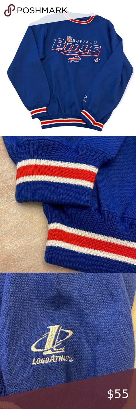 Vintage 90’s Buffalo Bills sweatshirt Buffalo Bills Vintage Sweatshirt, Bills Sweatshirt, Buffalo Bills Sweatshirt, Buffalo Bills, Vintage Sweatshirt, Closet Vintage, Buffalo, Nfl, Trim