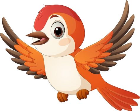 Tigatelu Author Portfolio | Freepik Bird Clip Art, Clip Art Bird, Bird With Clipped Wings, Bird Illustration Vector, Bird Taking Flight Drawing, Bird Png Picsart, Birds Flying Png, Cute Birds, Graphic Resources