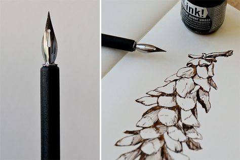 Pen & Ink Drawing Tips — Alan Li Drawings Pen Sketches, Moleskine Sketchbook, Dip Pen Ink, Calligraphy Drawing, Pen Drawings, Pen Illustration, Art Museums, Pen Sketch, Art Easy