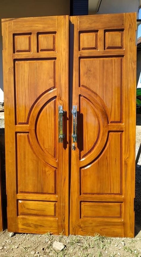 Pintu Ganda, Main Door Design Photos, Door And Window Design, Flush Door Design, House Front Door Design, House Main Door Design, Single Door Design, Door Design Photos, Main Entrance Door Design