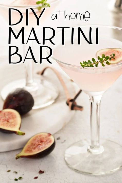 Martini Bar Set Up, Diy Martini Bar, Martini Party Ideas, Martini Bar Party Ideas, Martini Bar Party, The Perfect Martini, Martini Party, Bar At Home, Perfect Martini