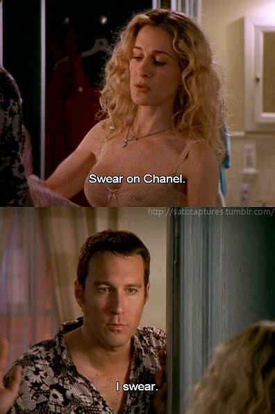 Carrie and Aidan and chanel ;) #satc Carrie Bradshaw Quotes Fashion, Satc Quotes Carrie, Satc Aidan, Aidan And Carrie, Aidan Satc, Satc Quotes, Carrie Bradshaw Quotes, Carrie And Big, City Quotes