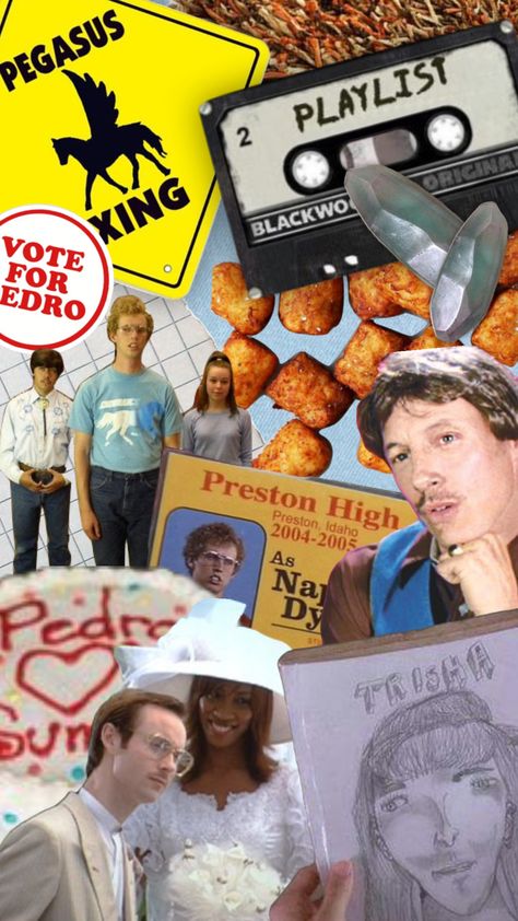 Napoleon Dynamite Tots, Napoleon Dynamite Graduation Cap, Napoleon Dynamite Memes, Napoleon Dynamite Aesthetic, Noteful App, Hipness Purgatory, Teenage Aesthetic, Ramona And Beezus, Soft Indie