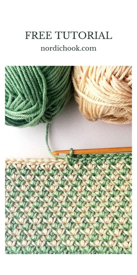 This free crochet tutorial shows how to make two single crochet stitch step-by-step. It includes detailed photo instructions. This stitch is very easy to make! It looks great when you use more than one color. 100 Crochet Stitches, Crochet Stitches For Blankets, Crochet Stitches For Beginners, Stitch Crochet, Crochet Throw, Single Crochet Stitch, Crochet Stitches Tutorial, Crochet Instructions, Crochet Stitches Patterns