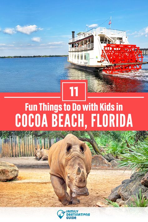 Dreaming about a family vacation to Cocoa Beach, FL and looking for things to do? We’re FamilyDestinationsGuide, and we’re here to help: Discover the most fun things to do in Cocoa Beach with kids - so you get memories that last a lifetime! #cocoabeach #cocoabeachthingstodo #cocoabeachwithkids #cocoabeachactivities Coco Beach Florida, Cocoa Florida, Beach With Kids, Cocoa Beach Florida, Things To Do In Florida, Family Beach Trip, Vero Beach Fl, Ultimate Bucket List, Orlando Vacation