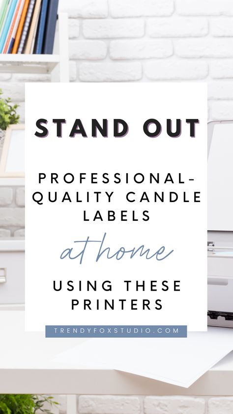 Candle Labels Ideas, Diy Candle Packaging, Diy Candle Business, Candle Play, Wax Melts Packaging, Candle Scents Recipes, Candle Label Design, Best Printer, Diy Candle Labels