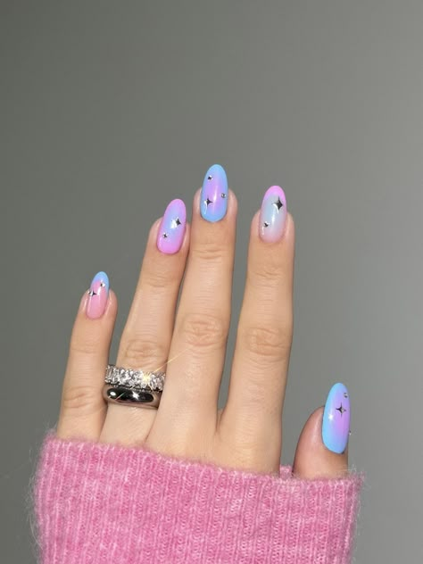 Shop our Influencers' top picks on Amazon Blue Pink Aura Nails, Blue And Pink Aura Nails, Pink And Blue Aura Nails, Pink Blue Nails, Nails Aura, Art Tricks, Preppy Nails, Aura Nails, May Nails