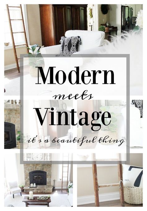 Modern Decor meets Vintage Decor, it's a beautiful thing! Modern And Vintage Decor, Modern Vintage Bathroom, Colorful Outfits, Interior Vintage, Modern Vintage Decor, Funky Home Decor, Vintage Farmhouse Decor, Southern Home, Contemporary Home Decor