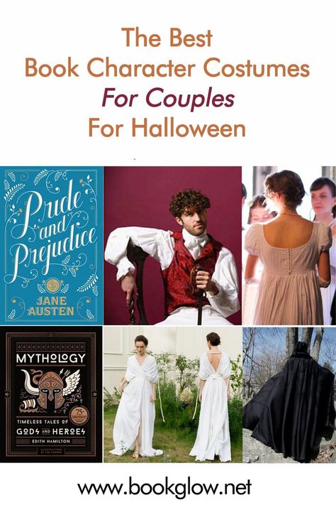 These best book character costumes for couples for Halloween feature legendary couples in literature. If you and your partner are looking for literary couple-inspired costumes and bookish Halloween couples costume ideas, then you’re sure to find inspiration with these best book character costumes for couples for Halloween. #LiteraryHalloween #BookCharactersCostumesForCouples #BookishHalloweenCouplesCostumeIdeas Best Book Character Costumes, Halloween Couples Costume Ideas, Literary Costumes, Couples Costume Ideas, Halloween Couples Costume, Bookish Halloween, Costumes For Couples, Book Costumes, Halloween Couples