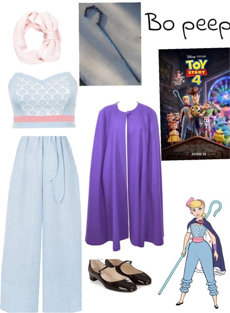 Diy Bo Peep Costume Toy Story, Bo Peep Outfit, Toy Story Little Bo Peep Costume, Disneybound Bo Peep, Bo Peep Costume Toy Story, Toy Story Bo Peep Costume Diy, Bo Peep Costume Diy, Bo Peep Diy Costume, Bo Peep Inspired Outfit