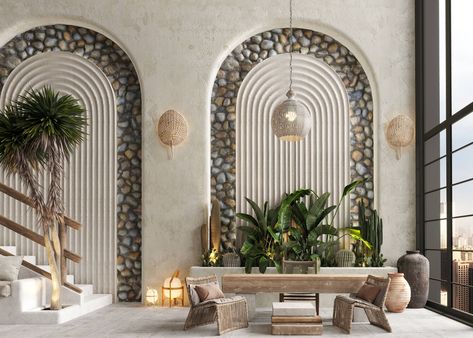 Arabian Restaurant (Chief Abo Omar), Sau|Visualization Arabian Restaurant, Mediterranean Style Interior, Insignia Design, Mediterranean Interior Design, Mediterranean Interior, Mediterranean Design, Lobby Design, Cafe Interior Design, Restaurant Interior Design