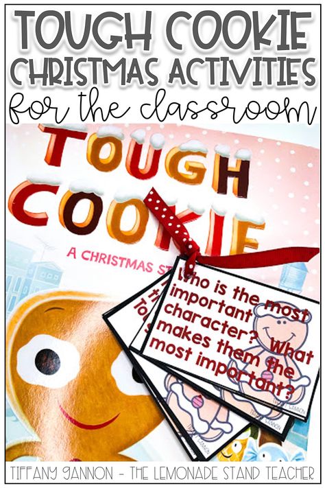 Looking for Christmas read alouds with engaging activities? Make teaching literacy skills even more fun using How Tough Cookie and these hands on activities, anchor charts, graphic organizers, and digital lessons. Click the pin to see ALL the fun included! Gingerbread Read Alouds, Reading Buddy Christmas Activities, Christmas Read Alouds 2nd Grade, A World Of Cookies For Santa Activities, Tough Cookie Book Activities, Sel Christmas Activities, Christmas Read Alouds With Activities, Grinch Day At School Activities, Christmas Book Activities