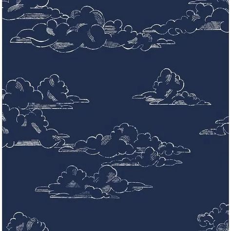 Where To Buy Wallpaper, Vintage Clouds, Confetti Wallpaper, Navy And Copper, Clouds Wallpaper, Wallpaper Stores, Navy Wallpaper, Cloud Wallpaper, Cat Air