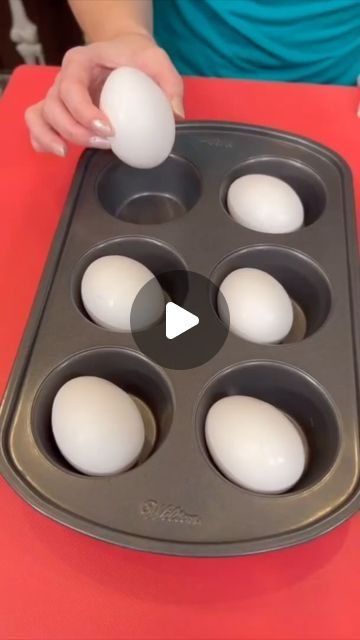 Easy Boiled Eggs How To Make, Best Way To Boil Eggs, How To Boil An Egg, Cook Eggs In Oven, Use Up Eggs, How To Use Up Eggs, Hard Boiled Eggs In Oven, Boiling Eggs, Angel Eggs Recipe