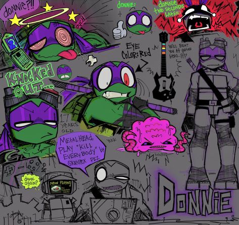 Tmnt Characters, Donatello Tmnt, Ninja Turtles Funny, Tmnt Comics, Teenage Mutant Ninja Turtles Artwork, Teenage Mutant Ninja Turtles Art, Ninja Turtles Artwork, Tmnt Artwork, Teenage Ninja