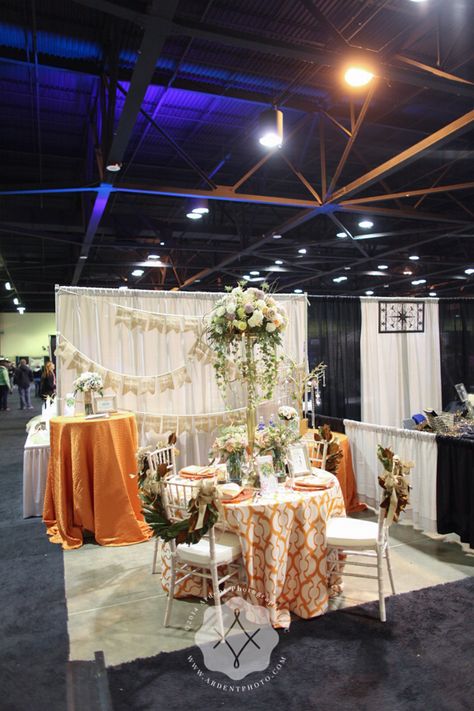 Our booth at the 2014 bridal show. www.budsnbloom.com Bridal Expo Booth Ideas Florist, Wedding Trade Show Booth Ideas, Event Rental Showroom Design, Bridal Show Display Vendor Booth, Wedding Booth Ideas Bridal Show, Wedding Expo Booth Ideas Bridal Show, Bridal Expo Booth Ideas Wedding Vendors, Bridal Fair Booth Ideas, Bridal Expo Booth Ideas