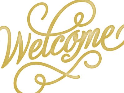 #Typography #Welcome Welcome To The Group, Hand Lettering Inspiration, You Are Wonderful, Welcome To My Page, Typography Letters, Typography Inspiration, Brush Lettering, Type Design, Graphic Design Typography