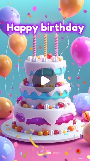 CELEBRATION AVENUE on Instagram: "Happy birthday to you song 🎉🥳 #celebrationcake #celebrationavenue #balloons #birthday #happybirthday #happybirthday🎂 #viralvideo" Happy Birthday To You Song, Happy Birthday To You Videos, Happy Birthday Julie Cake, Happy Birthday Wishes Sister Video Song, Birthday Video Ideas, Free Happy Birthday Song, Animated Happy Birthday Wishes With Song, Best Birthday Songs, Happybirthday Happy Birthday