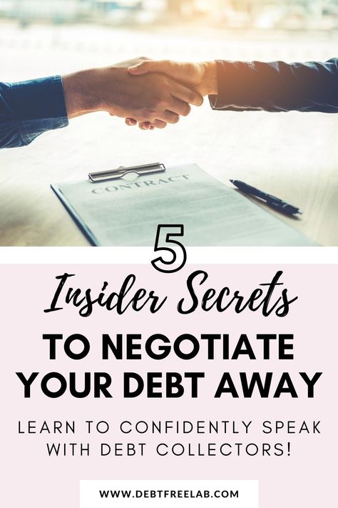 If you're looking for solutions to get rid of debt quickly, try these insider strategies to effectively negotiate with creditors and get out of debt fast! Start your debt free journey today with these debt negotiation secrets. Apply these debt negotiation strategies to achieve your goals faster. Click through to learn how to confidently negotiate with debt collectors and slash your debt in half! #debt #debtfree #debtpayoff #debtpayofftips #howtopayoffdebt #debtfree #getoutofdebt Get Rid Of Debt, Lower Debt, Credit Repair Letters, Bad Debt, Debt Settlement, Paying Off Credit Cards, Debt Repayment, Money Savers, Money Management Advice