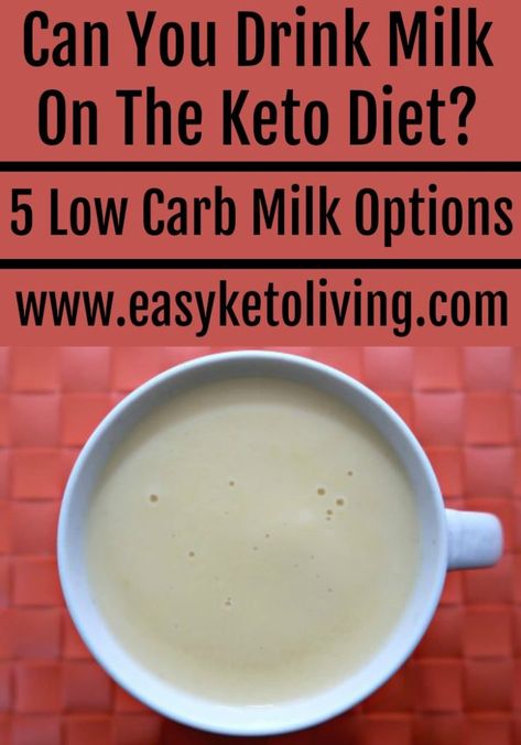 Can You Drink Milk On Ketogenic Diet? 5 kinds of low carb keto milks you can have – plus the net carb content. Answering whether you can drink milk on the low carb keto diet Low Carb Milk Options, Budget Breakfast, Keto Milk, Breakfast On A Budget, Cinnamon Hot Chocolate, Low Carb Milk, Low Calorie Vegetables, Can Drink, Best Keto Diet