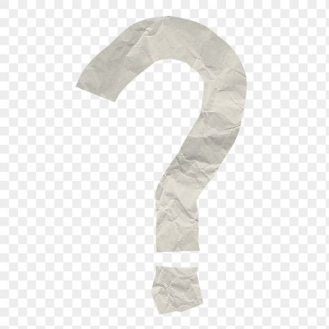 Graphic Design Elements Png, Collage Elements Png, Question Mark Aesthetic, Question Mark Png, White Crumpled Paper, Question Mark Design, Background Css, Editing Png, Question Mark Icon