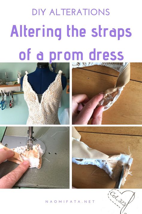 Diy Alterations, Prom Dress Alterations, Diy Gown, Diy Prom Dress, Bridal Alterations, Diy Prom, Sew Your Own Clothes, Dress Straps, A Prom Dress