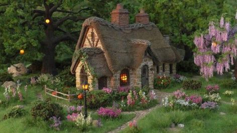 I Fairy Tale House, Design Your House, Miniature Fireplace, House Diorama, Fairytale House, Forest Cottage, Kagome Higurashi, Fairytale Cottage, Art Composition