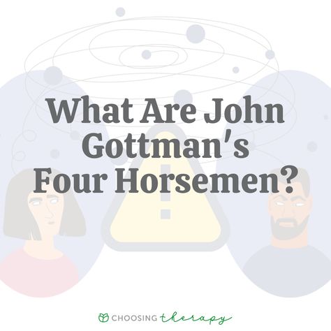 The Four Horsemen Of The Apocalypse, Four Horsemen Of The Apocalypse, Gottman Four Horsemen, Divorce Therapy, John Gottman, Divorce For Women, Couples Therapist, Relationship Conflict, Marriage Couple