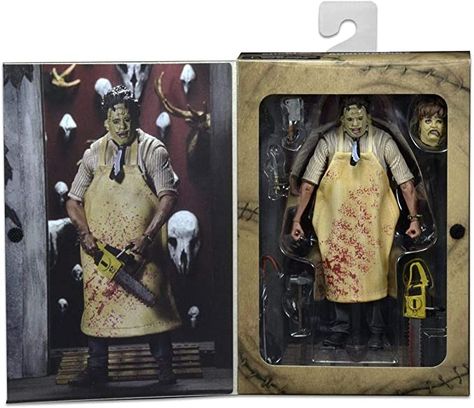 Neca Action Figures, Neca Figures, Texas Chainsaw, Crazy Man, Chuck Norris, Doll Gift, 40th Anniversary, Movie Characters, Action Figures Toys