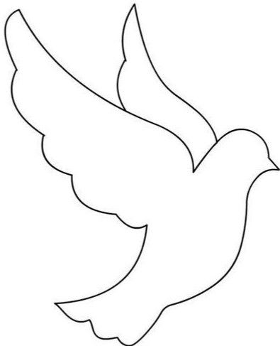 Dove Templates Free Printable, Dove Craft, Templates Printable Free, Free Printables, Christmas Crafts, Projects To Try, Christmas