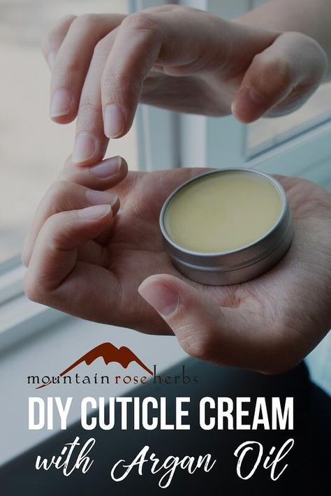 Nail Care Diy, Natural Nail Care, Cuticle Cream, Mountain Rose Herbs, Diy Body Care, Organic Essential Oils, Cuticle Oil, Beauty Recipe, Healthy Nails