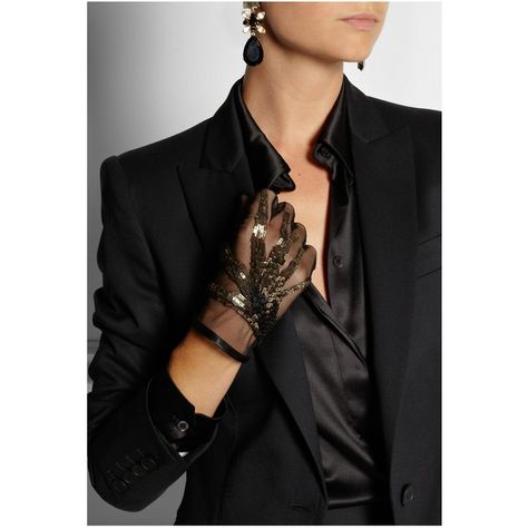 Gucci Sequin-embellished stretch-mesh gloves ($475) found on Polyvore Embellished Gloves, Beyonce Gloves, Metallic Gloves, Classy Gloves, Gucci Gloves, Black Lace Gloves Gucci, Leopard Print Gloves, Chuck Tv Show, Gucci Outfit