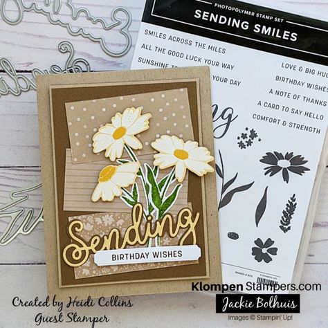 Stampin Up 2023-2024 Annual Catalog, Coneflower Cards, Jackie Bolhuis, Handmade Card Ideas, Sending Smiles, Cheerful Daisies, First Communion Cards, Friend Cards, Card Flowers