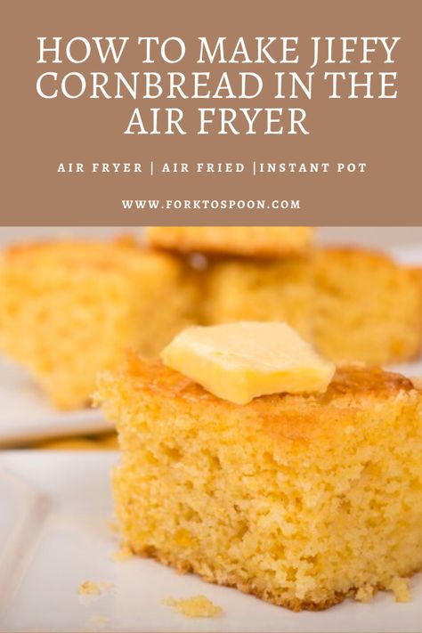 This is a very simple recipe. I really am working on creating healthy and fast recipes. After all, my life is hectic and I just bought an Air Fryer to get my family eating at home more and meanwhile saving calories and money. #cornbreadrecipe, #cornbread, #airfryerrecipes, #airfryer, #airfryerrecipeseasy, #airfryercornbreadrecipe, #airfryercornbread, #airfryercornbreadjiffy, #airfryerfriedcornbread, #airfriedcornbread, #friedcornbreadinairfryer Ninja Foodi Cornbread, Cornbread In Airfryer, Cornbread Air Fryer Recipe, Jiffy Corn Muffins In Air Fryer, Airfryer Cornbread, Air Fryer Cornbread, Air Fryer Recipes Low Carb, Air Fryer Recipes Breakfast, Air Fryer Recipes Appetizers